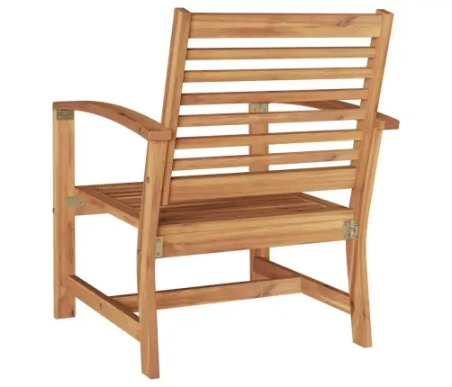 Dārza Krēsli 2 Pcs Dabiska 60 X 65 X 76.5 Cm Masīvs Tīkkoks Vidaxl
