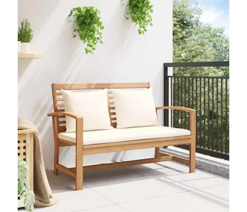 Sodo Suolas Natūrali 110 X 64 X 76.5 Cm Tikmedžio Masyvas Sodo Suolas Natūrali 110 X 64 X 76.5 Cm Tikmedžio Masyvas