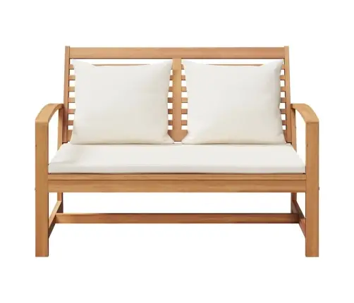 Sodo Suolas Natūrali 110 X 64 X 76.5 Cm Tikmedžio Masyvas Sodo Suolas Natūrali 110 X 64 X 76.5 Cm Tikmedžio Masyvas