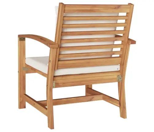 Dārza Krēsli 2 Pcs Dabiska 60 X 65 X 76.5 Cm Masīvs Tīkkoks Vidaxl