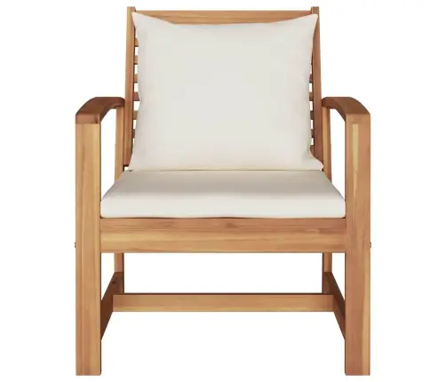 Dārza Krēsli 2 Pcs Dabiska 60 X 65 X 76.5 Cm Masīvs Tīkkoks Vidaxl