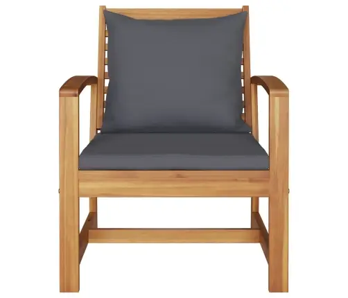 Dārza Krēsli 2 Pcs Dabiska 60 X 65 X 76.5 Cm Masīvs Tīkkoks Vidaxl