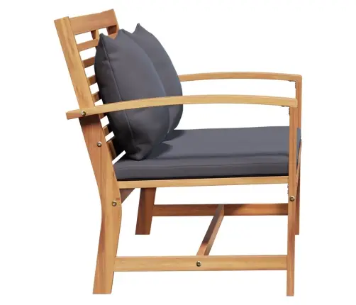 Pink Padjaga 2 Pcs Pruun Ja Tumehall Tugev Teakpuit