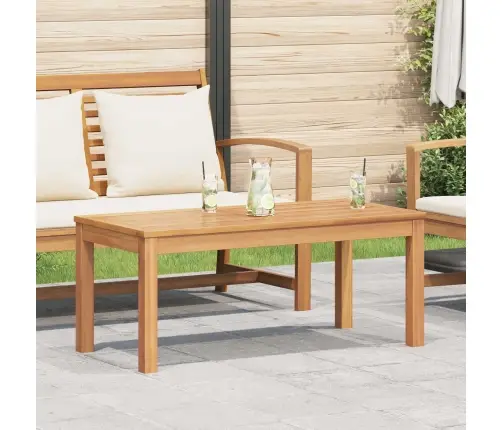 Dārza Galds Dabiska 95 X 45 X 40 Cm Masīvs Tīkkoks Vidaxl