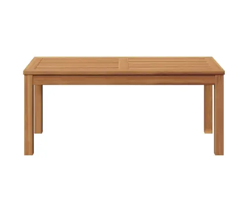 Dārza Galds Dabiska 95 X 45 X 40 Cm Masīvs Tīkkoks Vidaxl