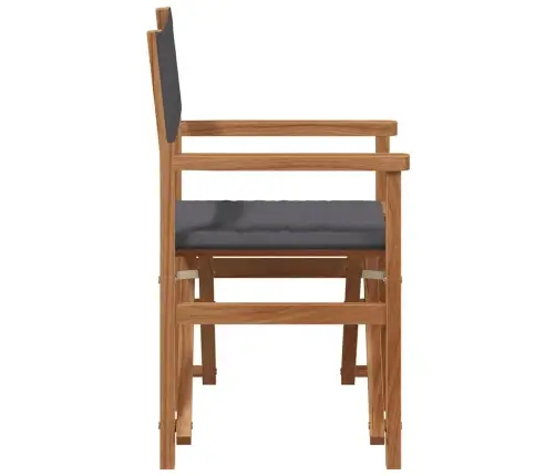 Salokāms Direktora Krēsls Pelēka 56 X 54 X 87 Cm Vidaxl