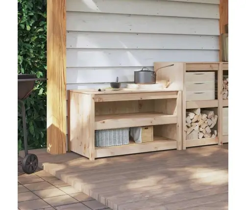 Virtuves Skapis Nepabeigta Priede Vidējs Taisnstūris Mūsdienīgs Vidaxl