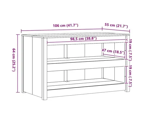 Virtuves Skapis Baltā Priedes Masīvkoka Priedes Masīvkoks Vidējs Vidaxl