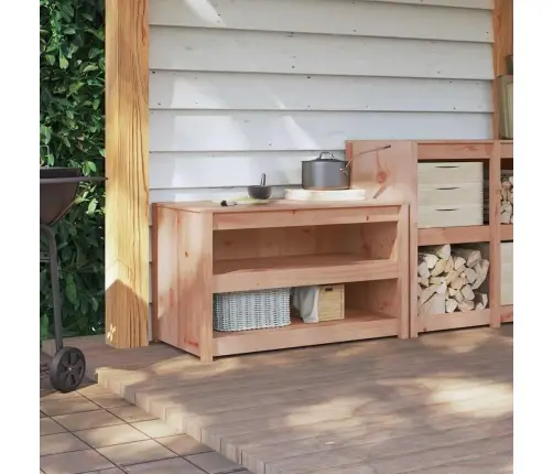 Virtuvės Spintelė Su Lentyna Rudas Ąžuolas 106 X 55 X 64 Cm