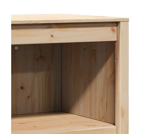 Köögikapp Riiuliga Pruun 55 X 55 X 92 Cm Männipuit