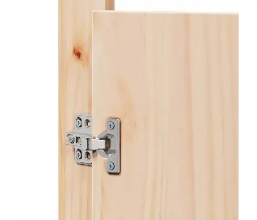 Āra Virtuves Durvis 50X9X82 Cm Ciets Koka Priede Vidaxl