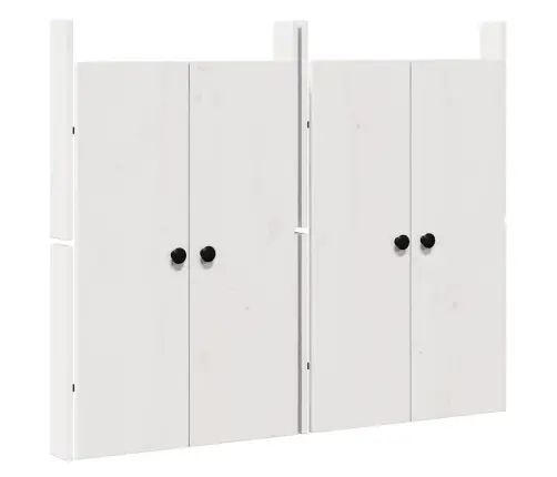 Köök Uks 2 Pcs Valge 50 X 9 X 82 Cm Männipuit