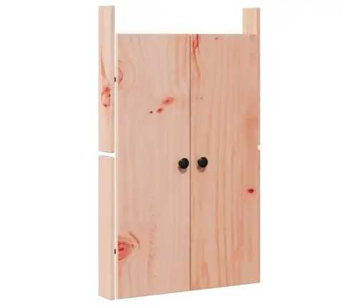 Āra Virtuves Durvis 2 Gab. 50X9X82 Cm Masīvkoka Duglāzija Vidaxl