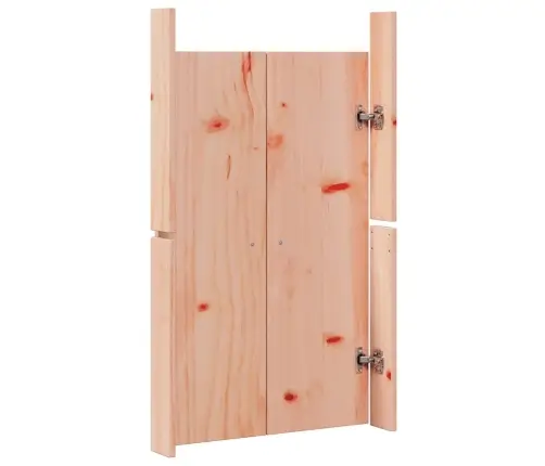 Āra Virtuves Durvis 2 Gab. 50X9X82 Cm Masīvkoka Duglāzija Vidaxl