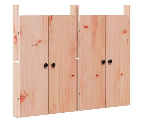 Āra Virtuves Durvis 2 Gab. 50X9X82 Cm Masīvkoka Duglāzija Vidaxl