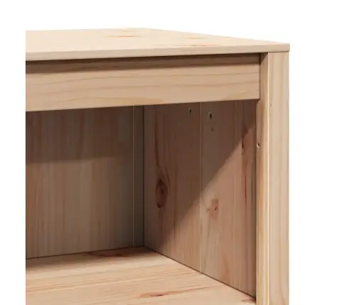 Āra Virtuves Skapis 106X55X92 Cm Masīvkoks Priede Vidaxl