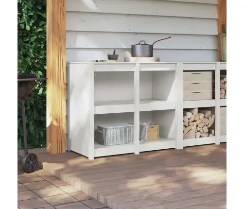 Köögikapp Riiuliga Soe Valge 106 X 55 X 92 Cm Tahke Mänd