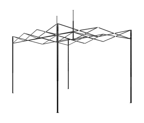 Siltumnīca Ar Jumtu Zaļa 280 X 410 X 315 Cm Tērauds Vidaxl