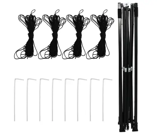 Kasvuhoone Koos Pop-Up Raami Roheline 290 X 290 X 315 Cm Raud