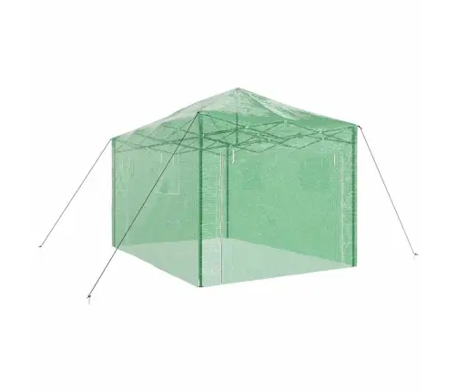 Šiltnamis Su Išskleidžiamu Rėmu Žalia 290 X 430 X 315 Cm