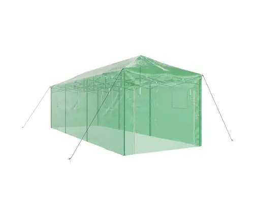 Kasvuhoone Koos Pop-Up Raami Roheline 290 X 870 X 315 Cm Raud