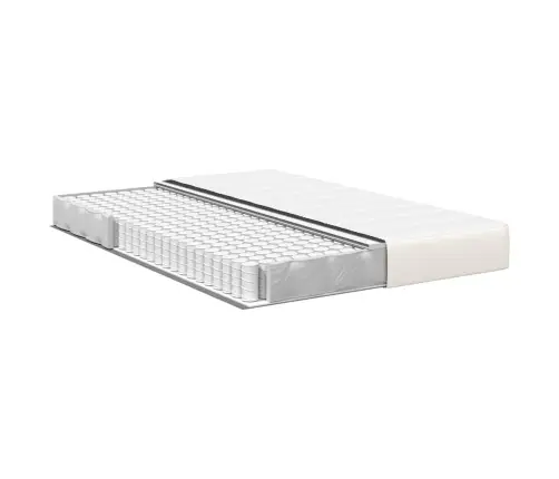 Kabatveida Atsperu Matrača Krēms 140X200X20 Cm, Vidēja Cietība Vidaxl