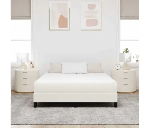 Voodi Madrats Madratsiga Cream 160 X 200 Cm Kangas