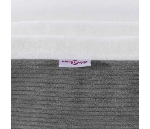 Čiužinys Su Čiužiniu Šviesiai Pilka 180 X 200 Cm Audinys