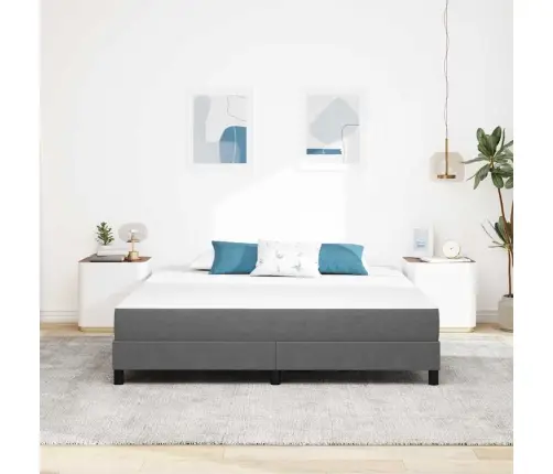 Čiužinys Su Čiužiniu Šviesiai Pilka 180 X 200 Cm Audinys