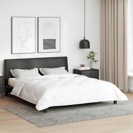 Segas Un Gultas Segu Balts 240 X 200 Cm Mikrošķiedra Vidaxl