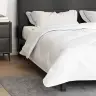Segas Un Segas Balta 240 X 260 Cm Mikrošķiedra Vidaxl Segas Un Segas Balta 240 X 260 Cm Mikrošķiedra Vidaxl