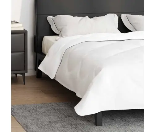 Segas Un Segas Balta 240 X 260 Cm Mikrošķiedra Vidaxl Segas Un Segas Balta 240 X 260 Cm Mikrošķiedra Vidaxl