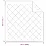 Segas Un Segas Balta 240 X 260 Cm Mikrošķiedra Vidaxl Segas Un Segas Balta 240 X 260 Cm Mikrošķiedra Vidaxl