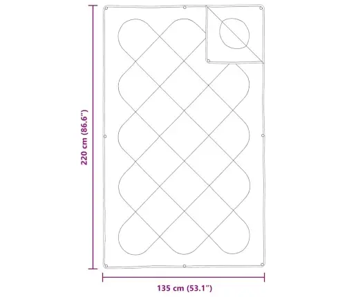 Segas Un Segas Balta 135 X 220 Cm Mikrošķiedra Vidaxl