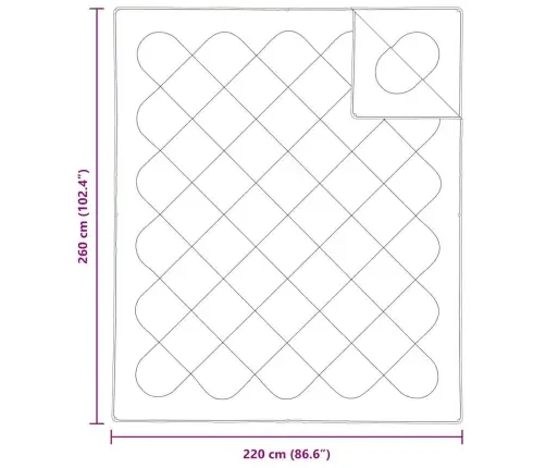 Segas Un Segas Balta 260 X 220 Cm Mikrošķiedra Vidaxl Segas Un Segas Balta 260 X 220 Cm Mikrošķiedra Vidaxl