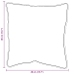 Spilveni 2 Pcs Balta 40 X 40 Cm Vidaxl