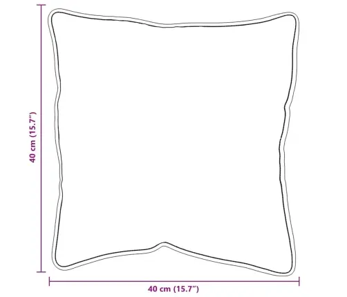 Spilveni 2 Pcs Balta 40 X 40 Cm 85Gsm 100% Poliesters Vidaxl