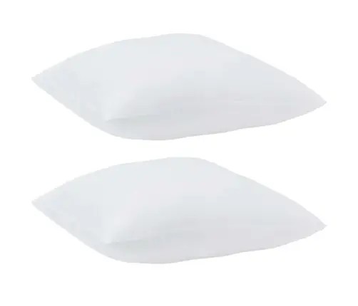 Pagalvė Su Pagalve Balta Poliesteris