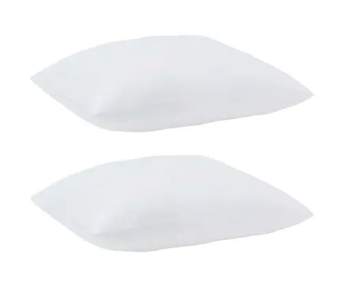 Spilveni 2 Pcs Balta 60 X 70 Cm 85Gsm 100% Poliesters Vidaxl