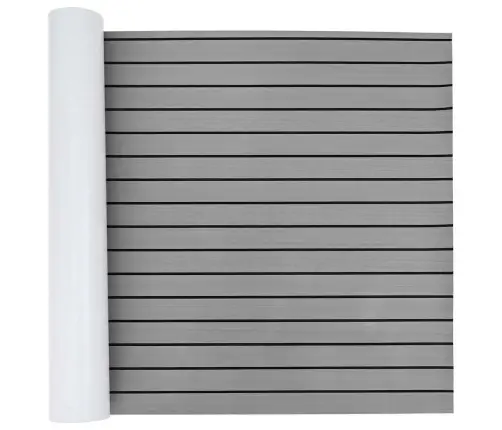 Laivu Grīda Pašlīmējoša Gaiši Pelēka Un Melna 240X90 Cm Eva Putas Vidaxl