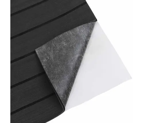 Valčių Grindys Tamsiai Pilka Ir Juoda 240 X 90 Cm Eva Putos