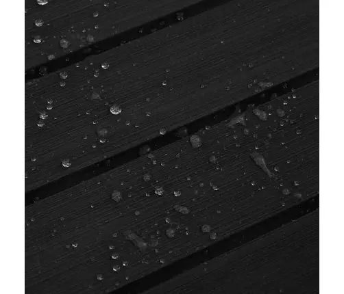 Valčių Grindys Tamsiai Pilka Ir Juoda 240 X 90 Cm Eva Putos