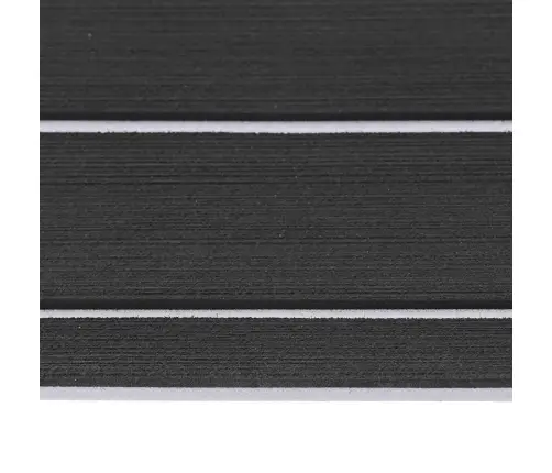 Valčių Grindys Tamsiai Pilkos Ir Baltos Spalvos 240 X 90 Cm