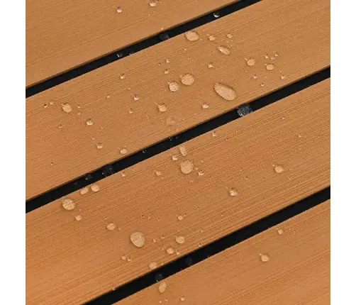 Paadi Põrand Pruun Ja Must 240 X 60 Cm Eva Vaht