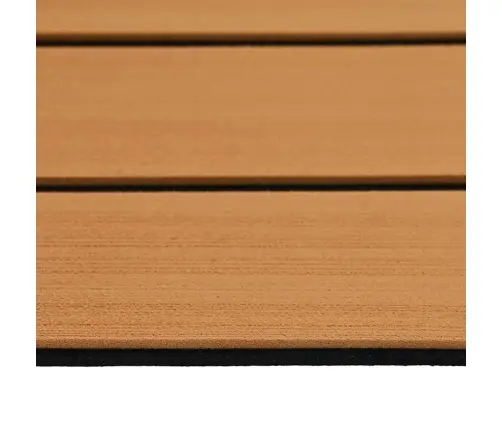 Paadi Põrand Pruun Ja Must 240 X 60 Cm Eva Vaht