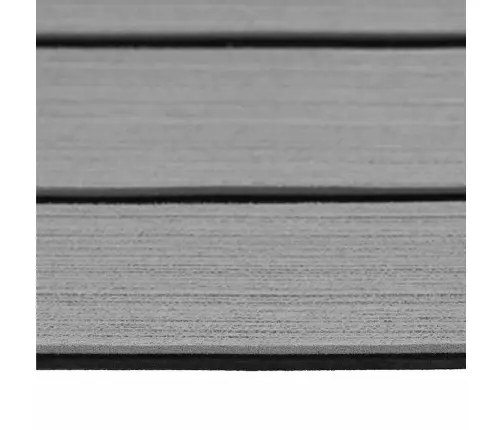 Laivu Grīda Pašlīmējoša Gaiši Pelēka Un Melna 240X60 Cm Eva Putas Vidaxl