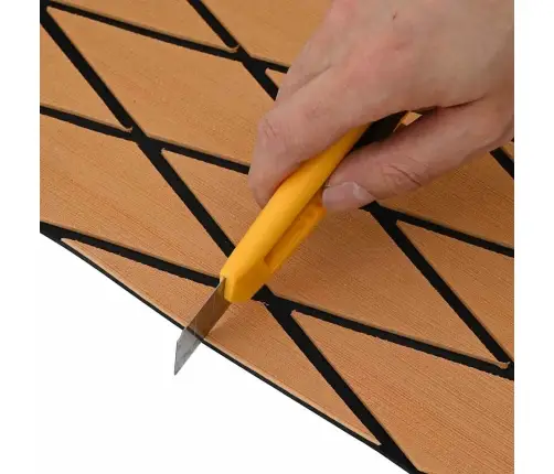 Paadi Põrand Pruun Ja Must 190 X 70 Cm Eva Vaht