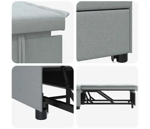 Diivanvoodi Helehall 194 X 50 X 82 Cm Vineer