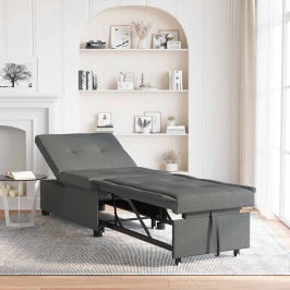 Sofa Lova Tamsiai Pilka 194 X 67 X 37 Cm Audinys