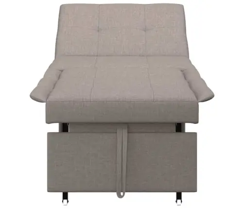 3In1 Dīvāngulta - Izvelkams Dizains, Taupe Audums Vidaxl